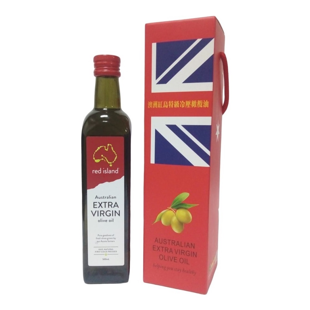 澳洲red island(紅島)特級初榨橄欖油500ml單入禮盒